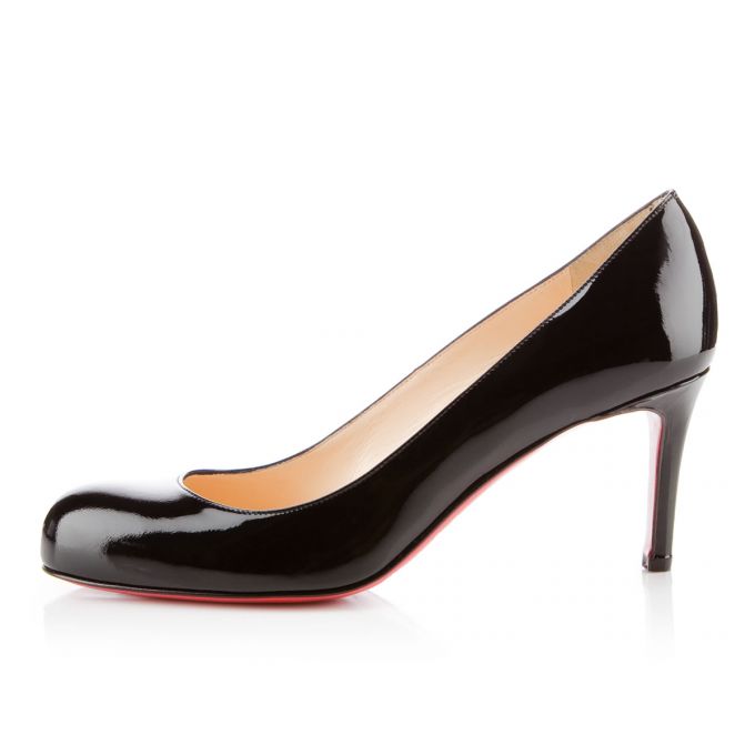 Pantofi Cu Toc Christian Louboutin Simple Pump 070 70 Lacuita Pumps Dama Negrii | RO43801