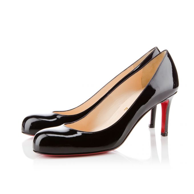 Pantofi Cu Toc Christian Louboutin Simple Pump 070 70 Lacuita Pumps Dama Negrii | RO43801