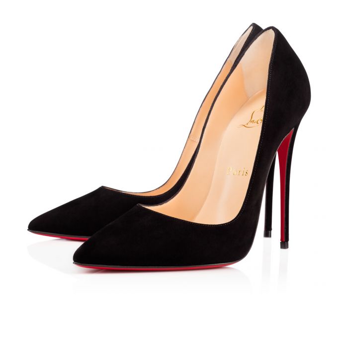 Pantofi Cu Toc Christian Louboutin So Kate 120 120 Veau Velours Pumps Dama Negrii | RO97499