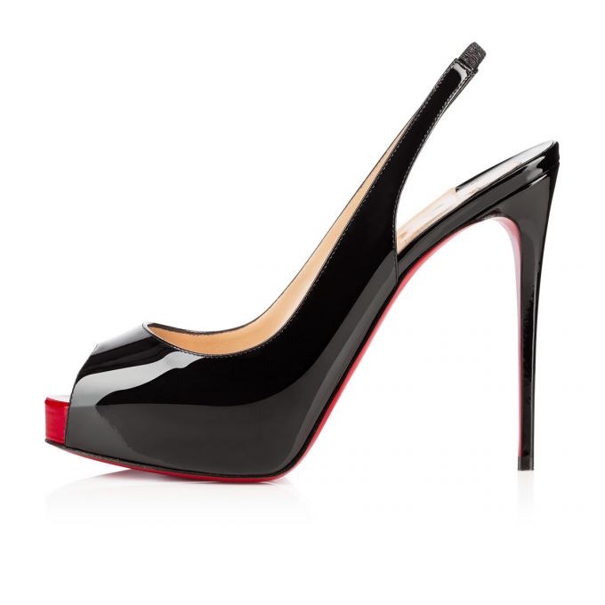 Platforms Christian Louboutin Private Number 120 120 Lacuita Platforms Dama Negrii Rosii | RO41378