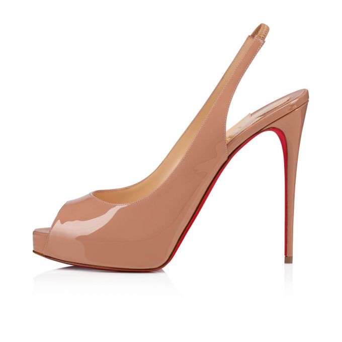 Platforms Christian Louboutin Private Number 120 120 Lacuita Platforms Dama Bej | RO43596