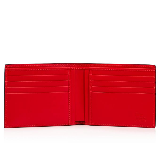 Portofel Christian Louboutin M Coolcard Wallet Calf Empire/ Clasici Piele Wallets Barbati Negrii | RO20639