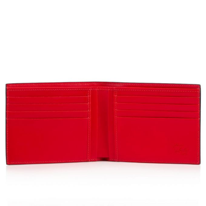 Portofel Christian Louboutin M Coolcard Clasici Piele Wallets Barbati Rosii Negrii | RO69956