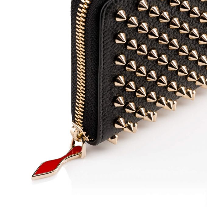 Portofel Christian Louboutin W Panettone Wal Clasici Piele Wallets Dama Negrii Aurii | RO87632