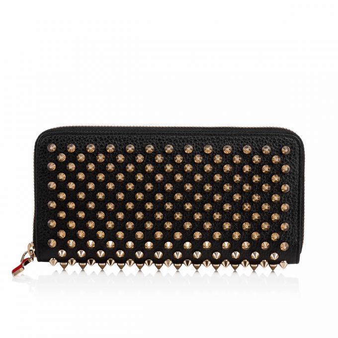 Portofel Christian Louboutin W Panettone Wal Clasici Piele Wallets Dama Negrii Aurii | RO87632