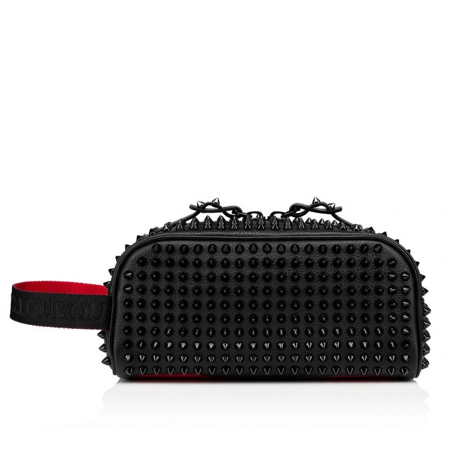 Pouches Christian Louboutin Blaster Calf Empire/Spikes/Cl Clasici Piele Pouches Barbati Negrii | RO66996