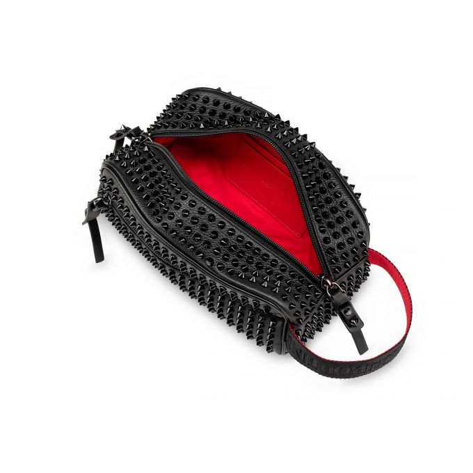 Pouches Christian Louboutin Blaster Calf Empire/Spikes/Cl Clasici Piele Pouches Barbati Negrii | RO66996