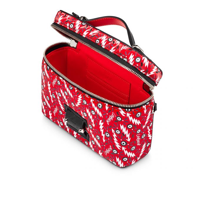 Pouches Christian Louboutin Kypipouch Small Creative Fabric Pouches Barbati Rosii Negrii Argintii | RO67951