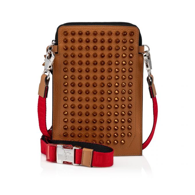 Pouches Christian Louboutin Loubilab Clasici Piele Pouches Barbati Maro | RO09618