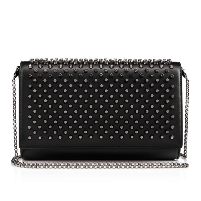 Pouches Christian Louboutin Paloma Clutch Clasici Piele Pouches Dama Negrii | RO47309