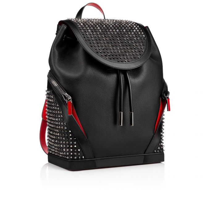 Rucsac Christian Louboutin Explorafunk Calfskin Backpack Barbati Negrii Colorati | RO72717