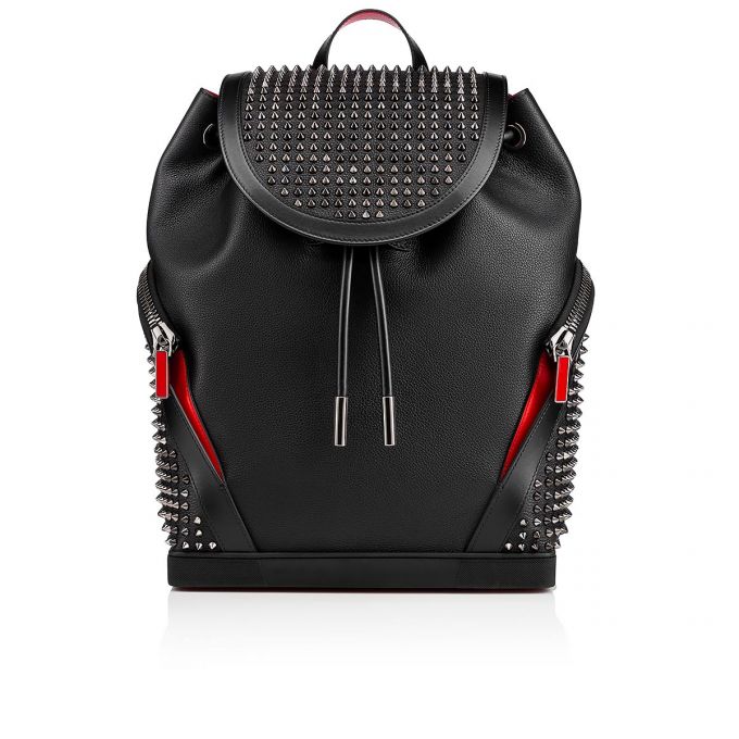 Rucsac Christian Louboutin Explorafunk Calfskin Backpack Barbati Negrii Colorati | RO72717