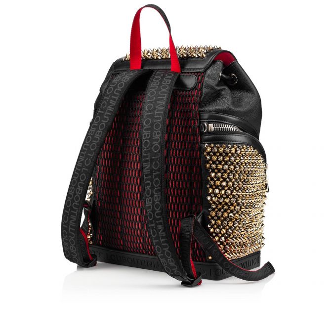 Rucsac Christian Louboutin Explorafunk S Clasici Piele Backpack Barbati Negrii Colorati | RO00490