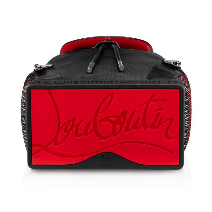 Rucsac Christian Louboutin Explorafunk S Creative Piele Backpack Barbati Negrii Rosii | RO46435