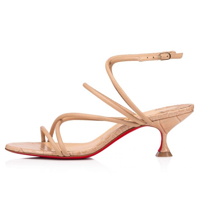 Sandale Christian Louboutin Supra Bea 55 Nappa Sandals Dama Maro | RO63099