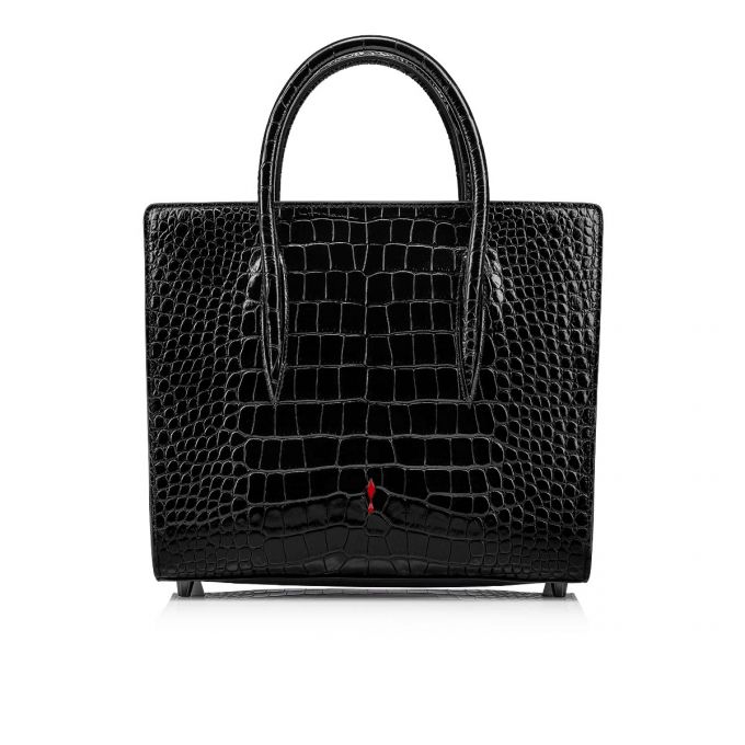 Top Handles Christian Louboutin Paloma S Medium Creative Piele Top Handles Dama Negrii | RO06079