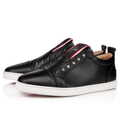 Adidași Christian Louboutin F.A.V Fique A Vontade Calf Sneakers Barbati Negrii | RO61684