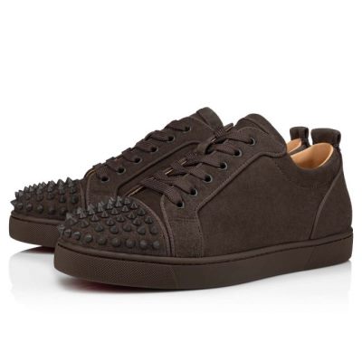 Adidași Christian Louboutin Louis Junior Sp 000 Mat Veau Velours Sneakers Barbati Gri Inchis | RO61101