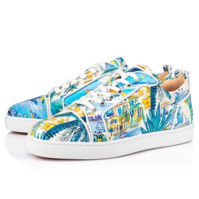 Adidași Christian Louboutin Louis Junior Orlato Silk Sneakers Barbati Colorati | RO78503