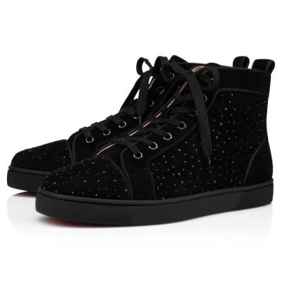 Adidași Christian Louboutin Louis Orlato Creative Piele Sneakers Barbati Negrii | RO16655