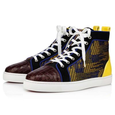 Adidași Christian Louboutin Louis Orlato Bumbac Sneakers Barbati Colorati | RO25711