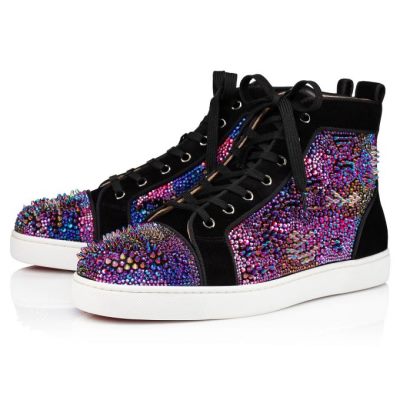 Adidași Christian Louboutin Louis Orlato Bling Bang Version Strass Sneakers Barbati Colorati | RO98099