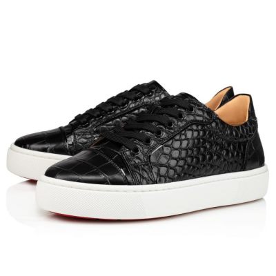 Adidași Christian Louboutin Vieirissima Calf Sneakers Dama Negrii | RO60887