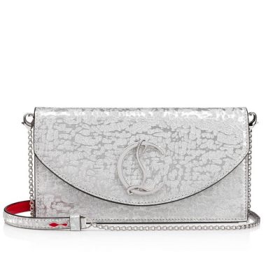 Belt Bags & Mini Bags Christian Louboutin Loubi54 Creative Piele Mini Bags Dama Argintii | RO08496