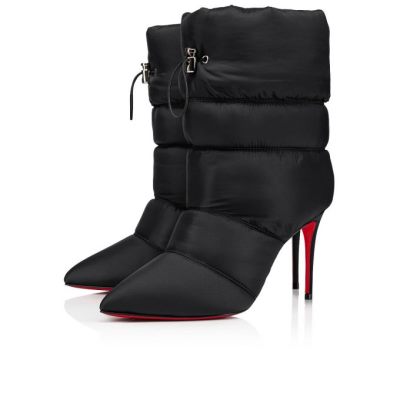 Cizme Christian Louboutin Astro Pointue 85 Creative Fabric Boots Dama Negrii | RO25451