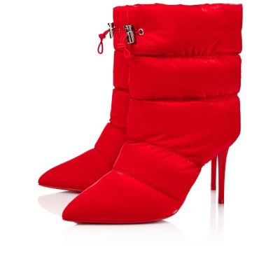 Cizme Christian Louboutin Astro Pointue 85 Creative Fabric Boots Dama Rosii | RO83161