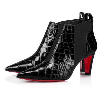 Cizme Christian Louboutin Tchakaboot 70 Calf Boots Dama Negrii | RO00935