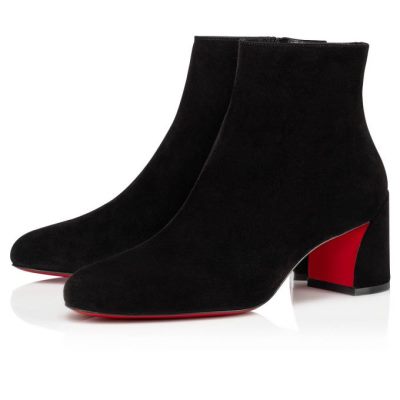 Cizme Christian Louboutin Turela 55 Veau Velours 55 Veau Velours Boots Dama Negrii | RO98799