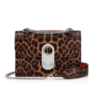 Cross Body Bags Christian Louboutin Elisa Small Creative Piele Cross Body Bags Dama Maro Rosii Argintii | RO41392