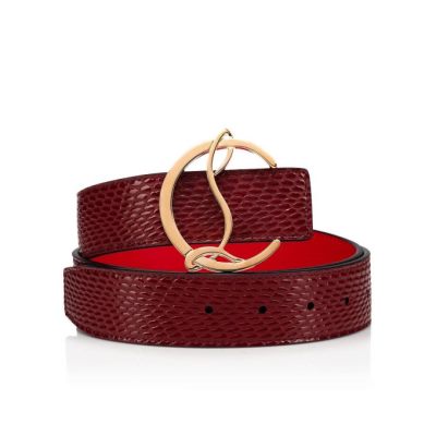 Curea Christian Louboutin W Cl Logo Belt Creative Piele Belts Dama Visinii Aurii | RO21720