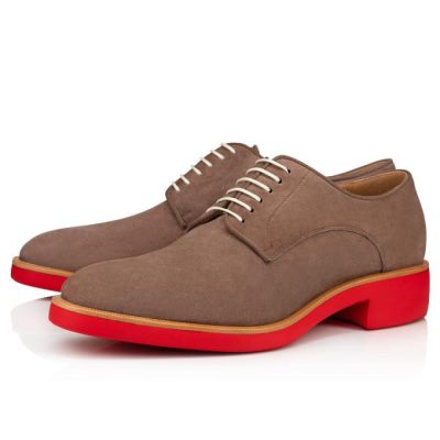 Derby Christian Louboutin Davilo Rxl Calf Derby Barbati Maro | RO84728