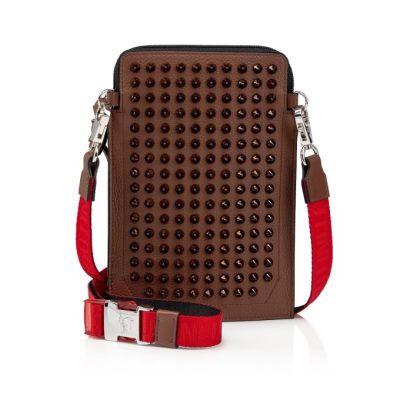 Geanta Messenger Christian Louboutin Loubilab Clasici Piele Messenger Bags Barbati Maro | RO73081