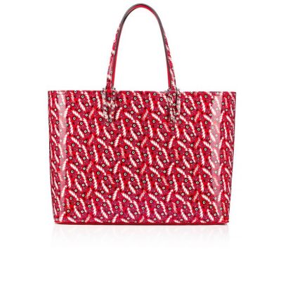 Geanta Tote Christian Louboutin Cabata Creative Piele Tote Bags Dama Rosii | RO22906