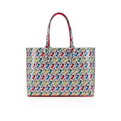 Geanta Tote Christian Louboutin Cabata Small Creative Piele Tote Bags Dama Colorati | RO30197