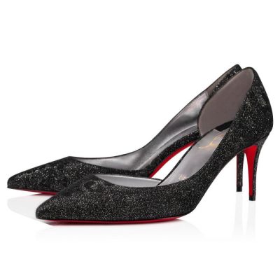 Pantofi Cu Toc Christian Louboutin Iriza 70 Pumps Dama Negrii | RO66234