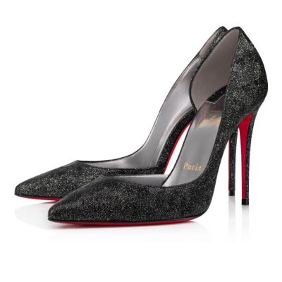 Pantofi Cu Toc Christian Louboutin Iriza 100 Pumps Dama Negrii | RO91449