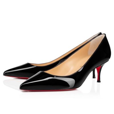 Pantofi Cu Toc Christian Louboutin Kate 55 Lacuita 55 Lacuita Pumps Dama Negrii | RO24713