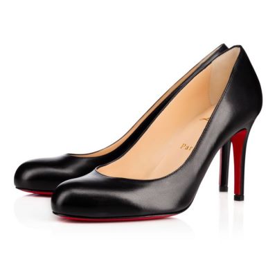 Pantofi Cu Toc Christian Louboutin Simple Pump 085 85 Nappa Pumps Dama Negrii | RO00595