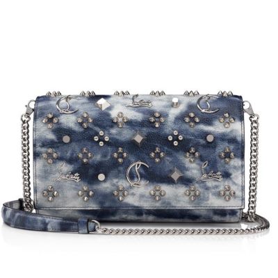 Pouches Christian Louboutin Paloma Clutch Creative Piele Pouches Dama Colorati Argintii | RO44378