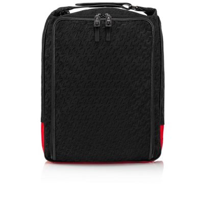 Rucsac Christian Louboutin Hop'N Zip Creative Fabric Backpack Barbati Negrii | RO22111